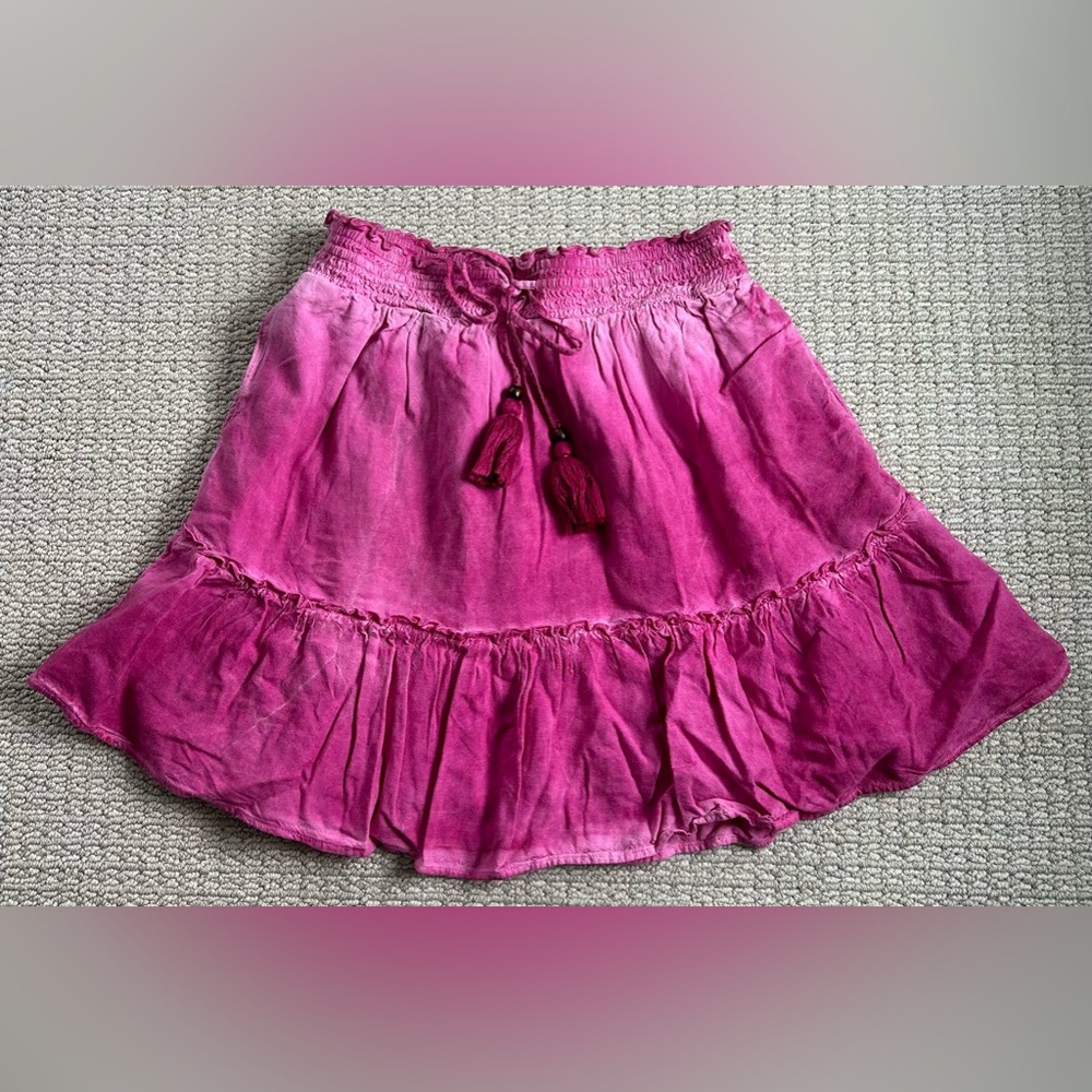 Anthropologie Pilcro Ruffled Skirt